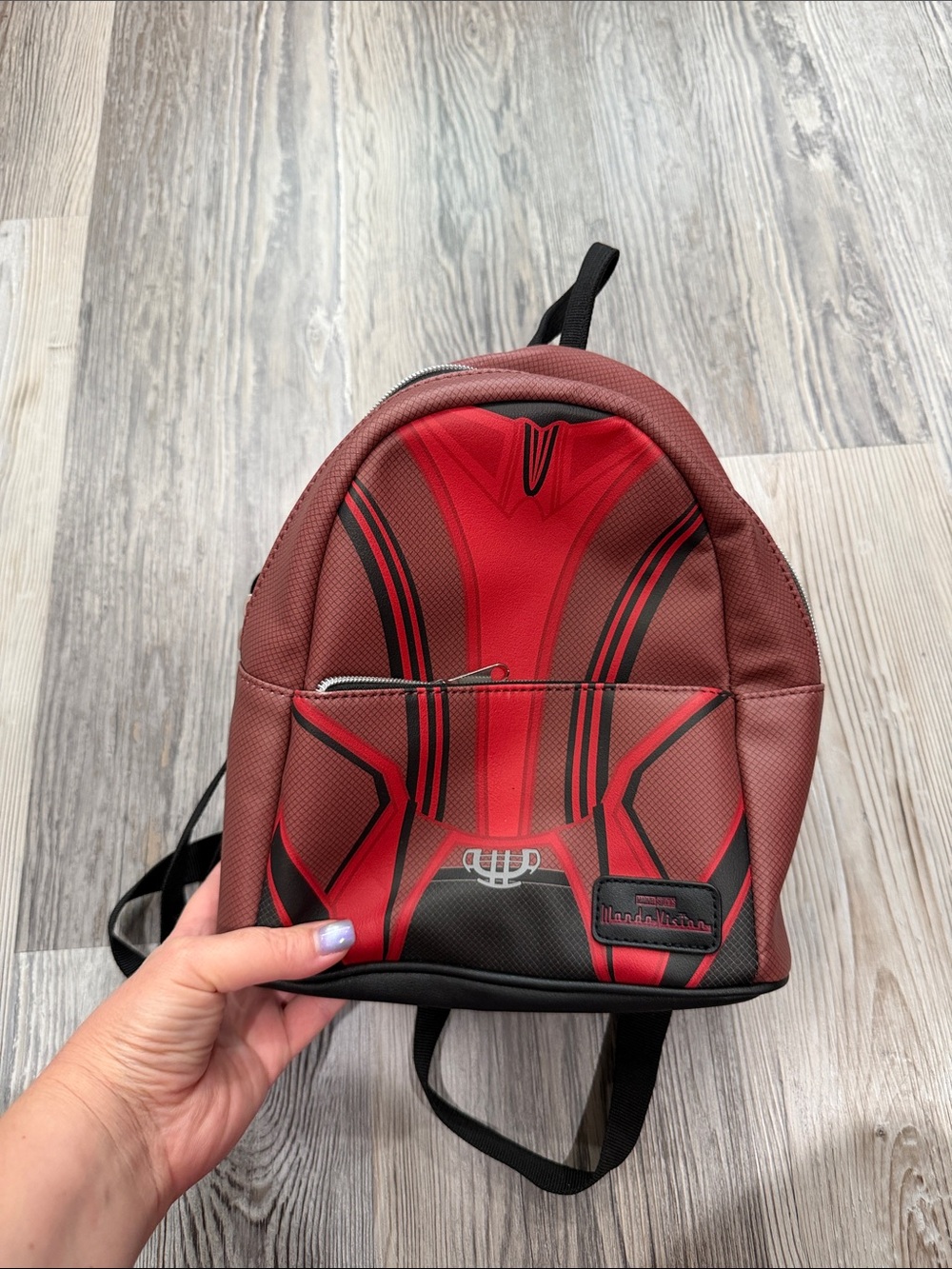 Wanda Vision - Scarlet Witch - Marvel Red and Black Mini Backpack